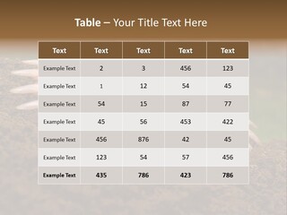 Harmful World Molehill PowerPoint Template