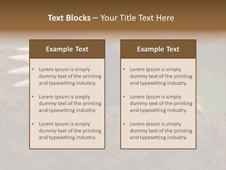 Harmful World Molehill PowerPoint Template