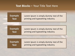 Harmful World Molehill PowerPoint Template