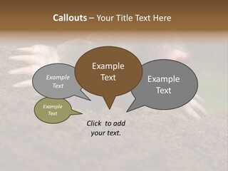 Harmful World Molehill PowerPoint Template