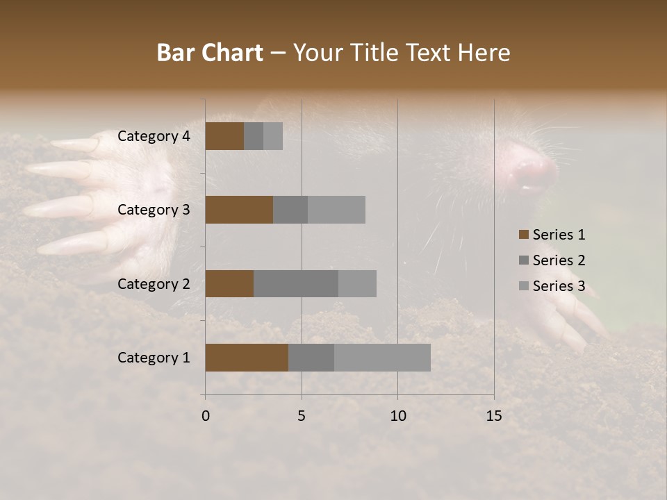 Harmful World Molehill PowerPoint Template