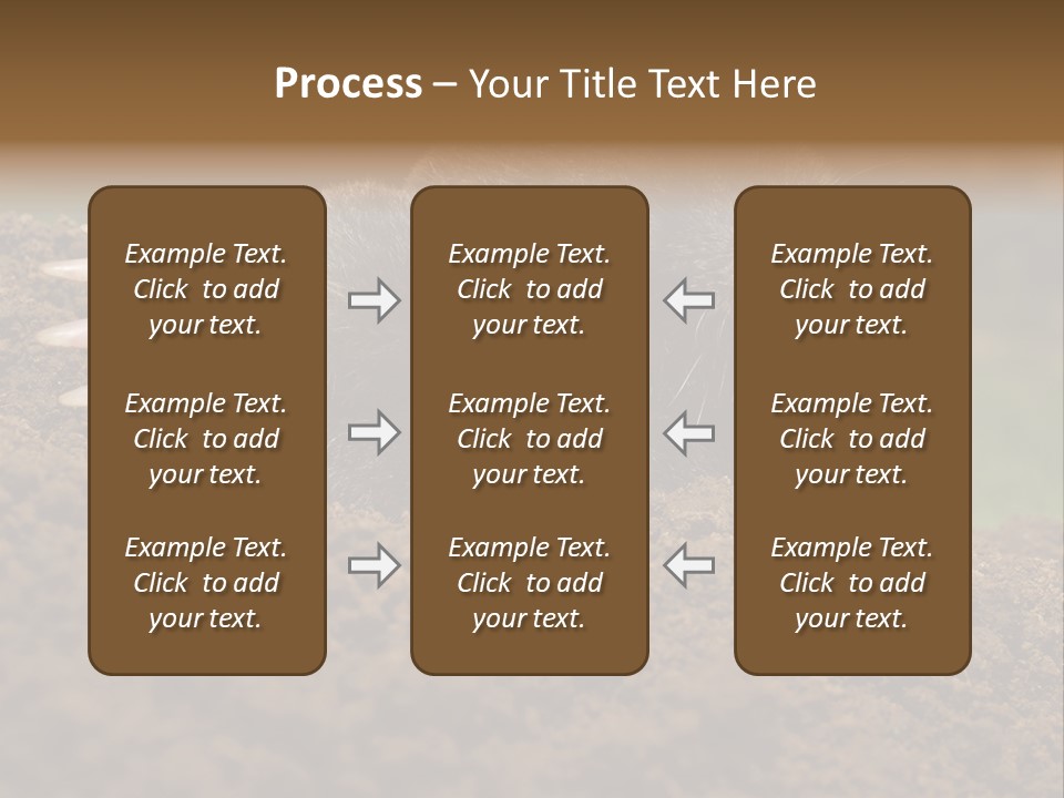 Harmful World Molehill PowerPoint Template