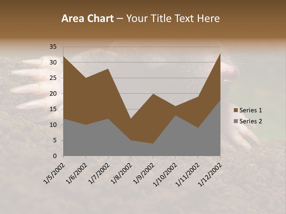 Harmful World Molehill PowerPoint Template
