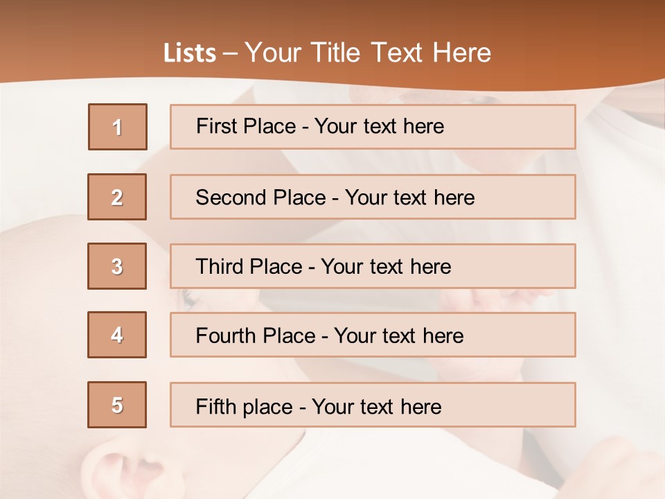 Kid Attractive Isolated PowerPoint Template