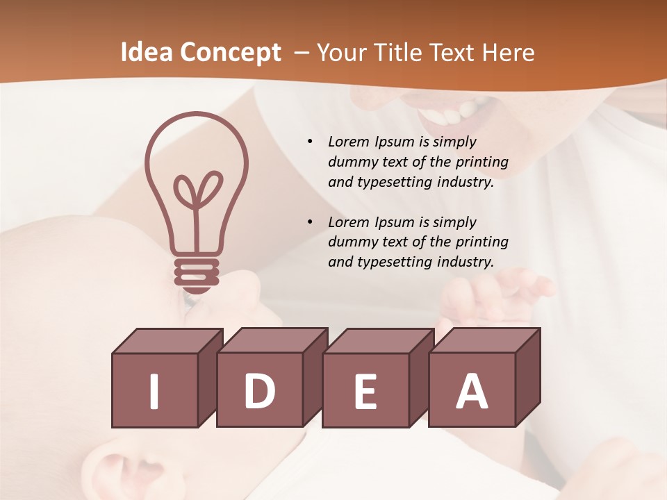 Kid Attractive Isolated PowerPoint Template