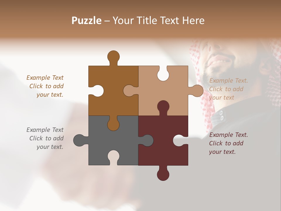 Job Shake Suit PowerPoint Template