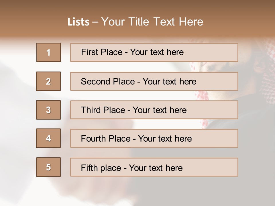 Job Shake Suit PowerPoint Template
