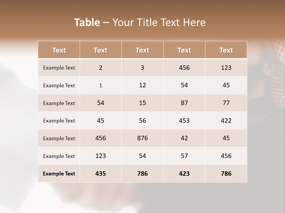 Job Shake Suit PowerPoint Template