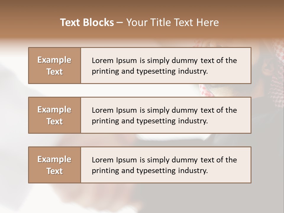 Job Shake Suit PowerPoint Template
