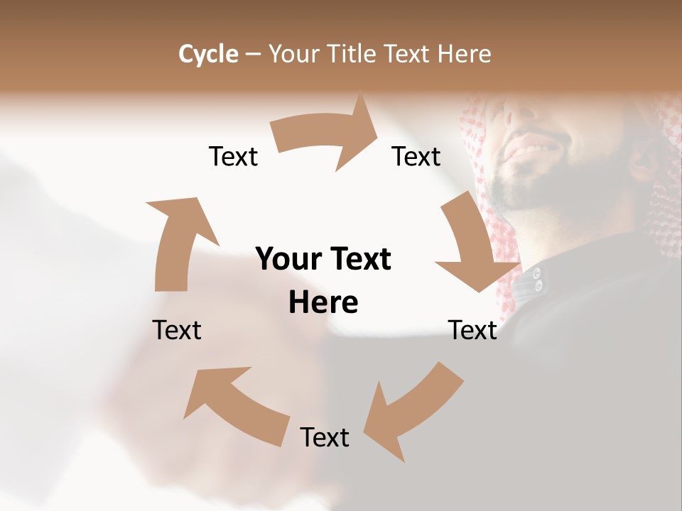 Job Shake Suit PowerPoint Template