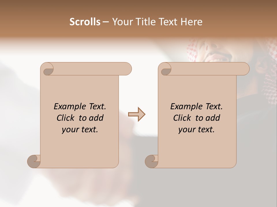 Job Shake Suit PowerPoint Template
