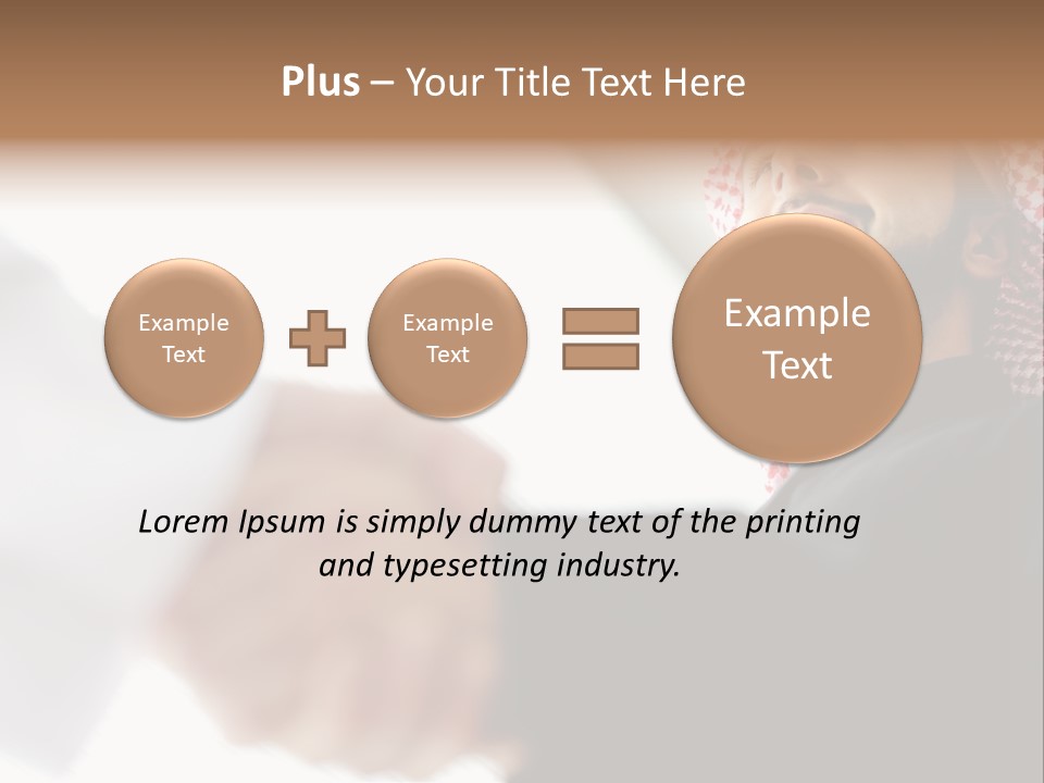 Job Shake Suit PowerPoint Template