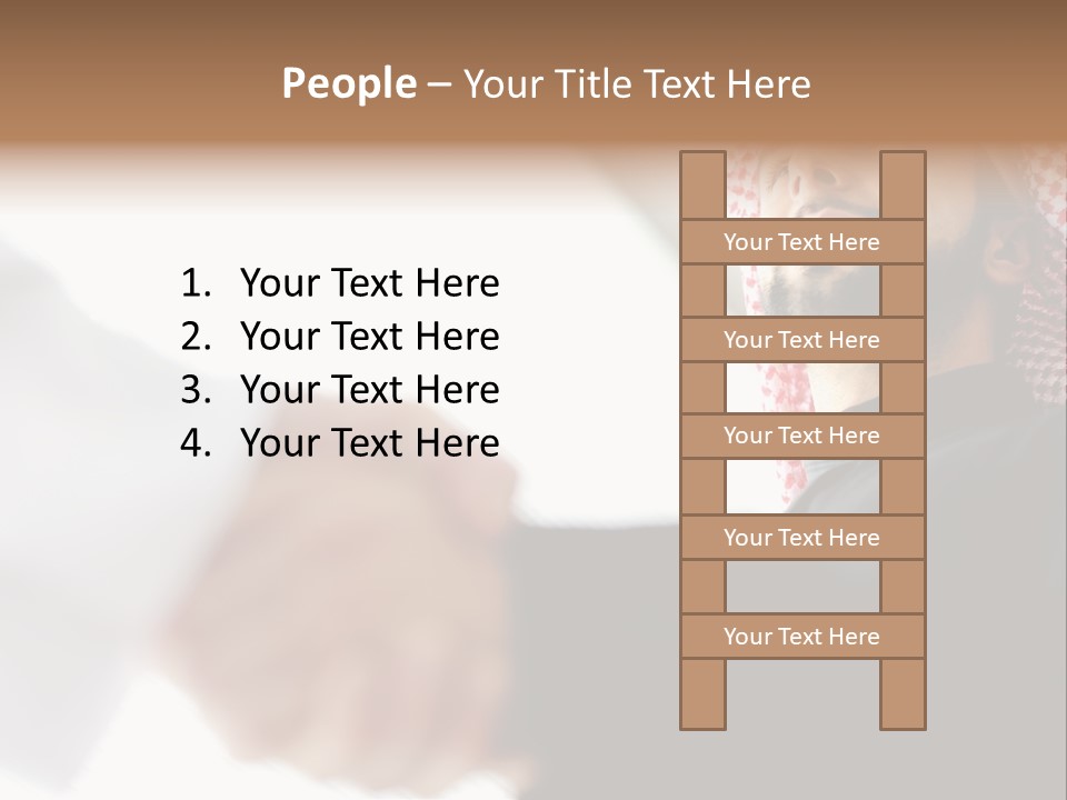 Job Shake Suit PowerPoint Template