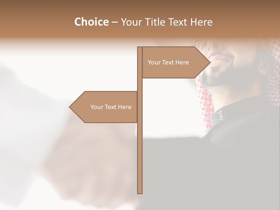 Job Shake Suit PowerPoint Template