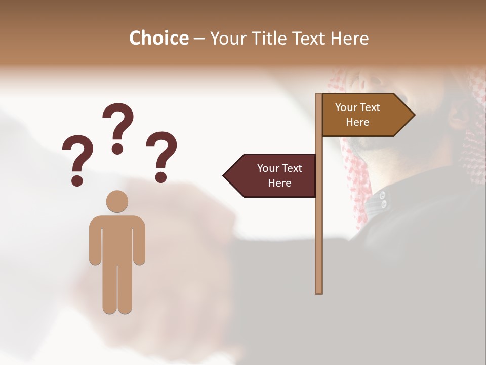 Job Shake Suit PowerPoint Template