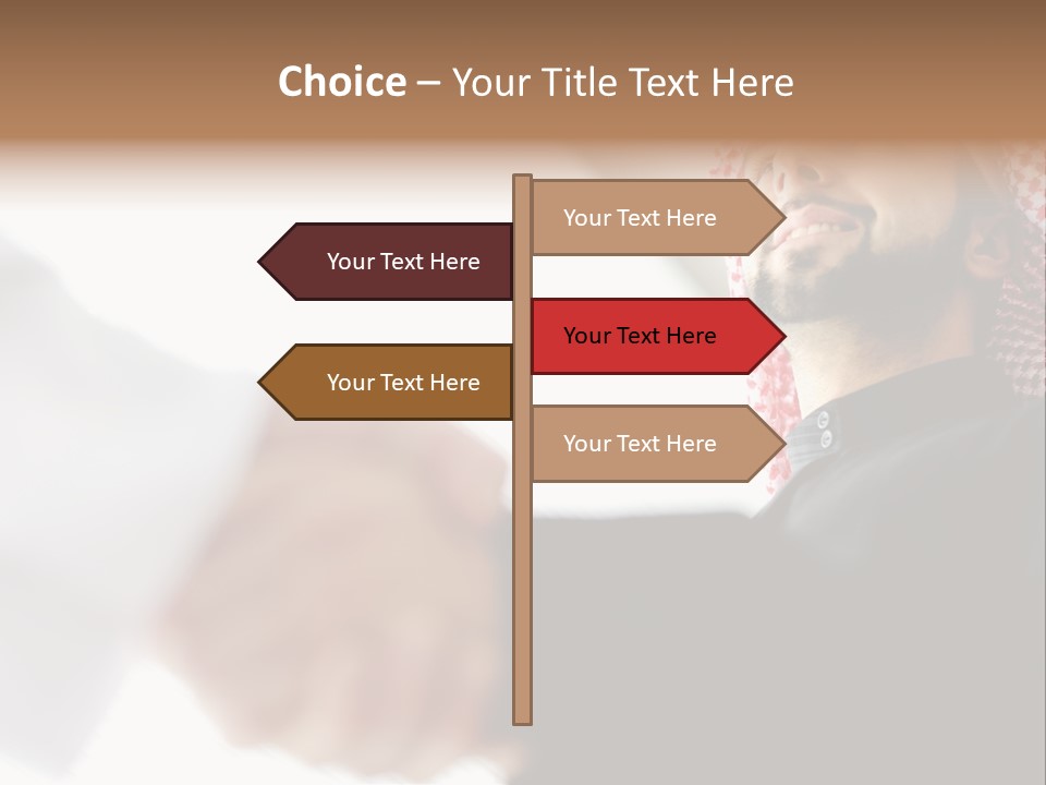 Job Shake Suit PowerPoint Template