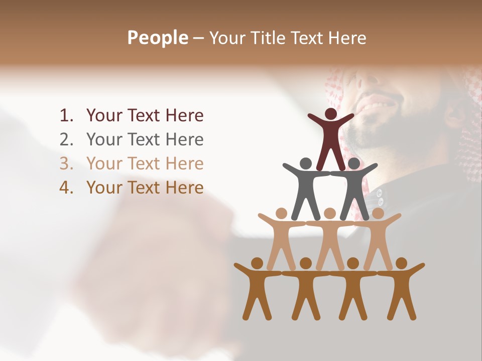 Job Shake Suit PowerPoint Template