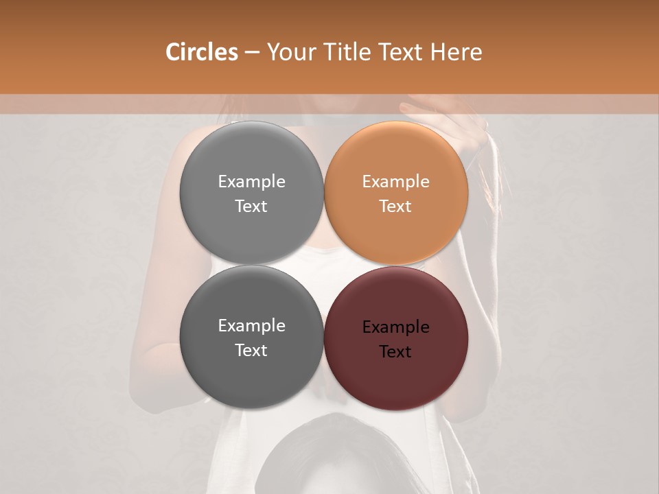 Headphones Elderly Old PowerPoint Template