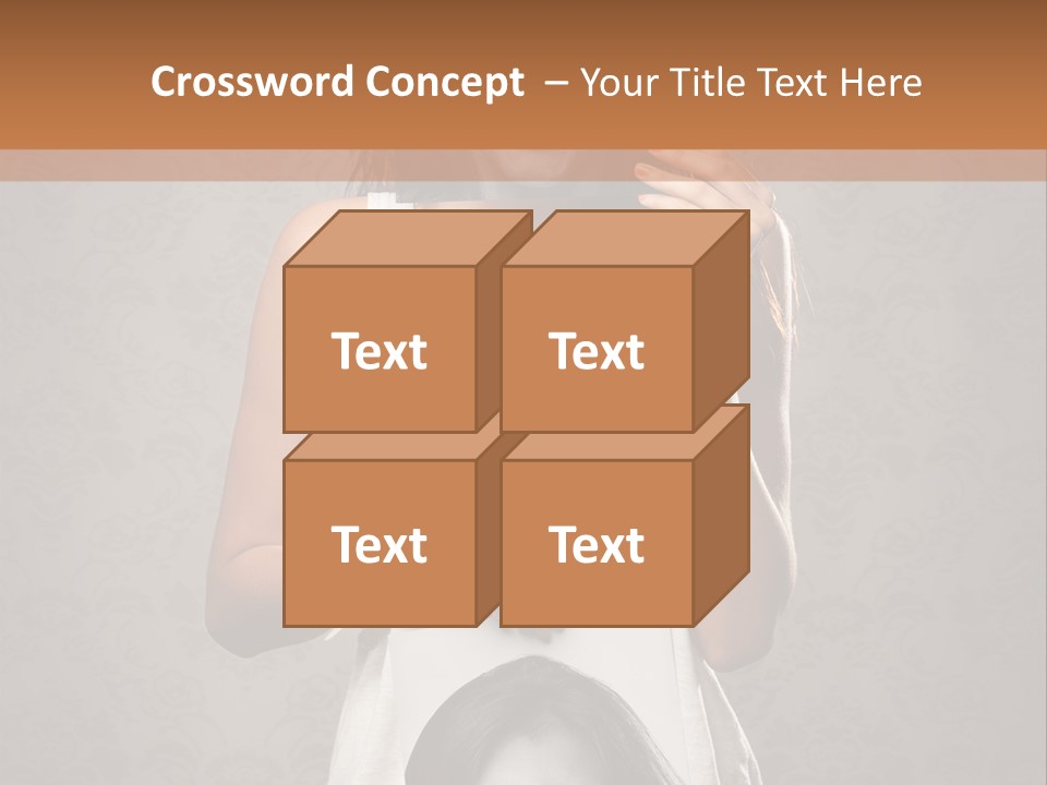 Headphones Elderly Old PowerPoint Template