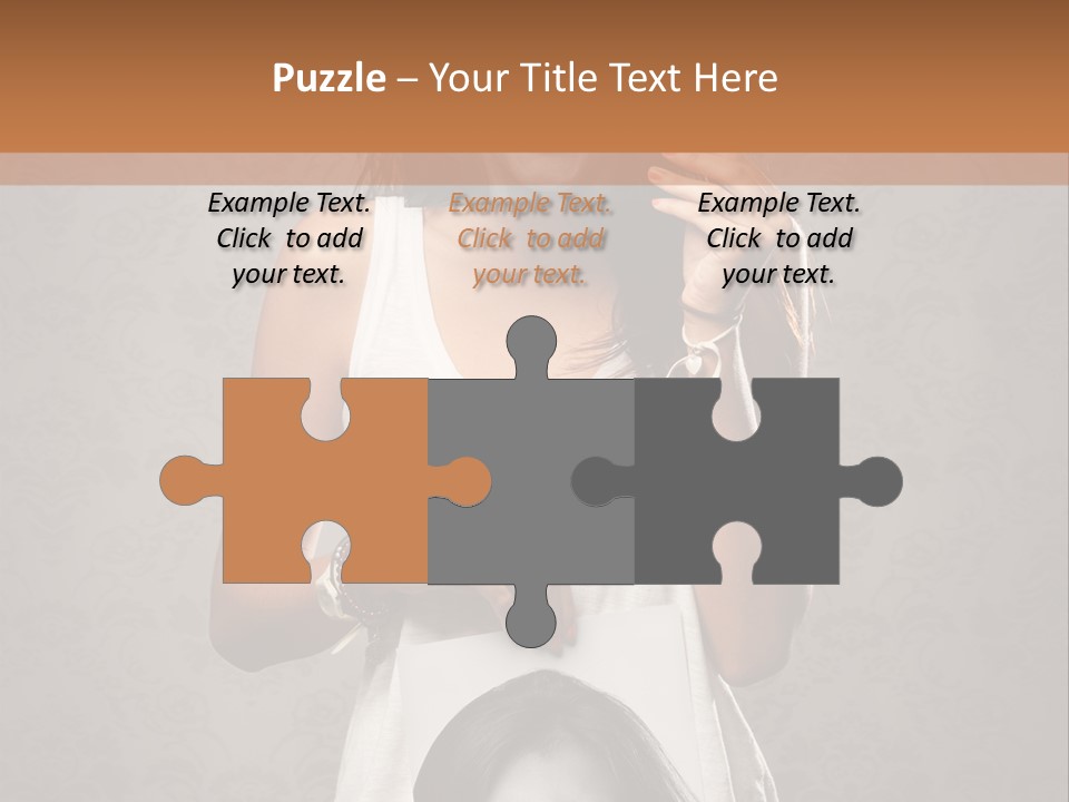 Headphones Elderly Old PowerPoint Template