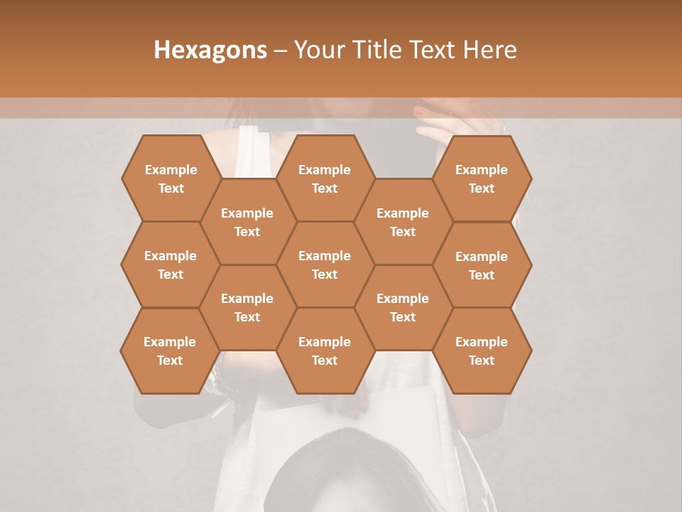 Headphones Elderly Old PowerPoint Template