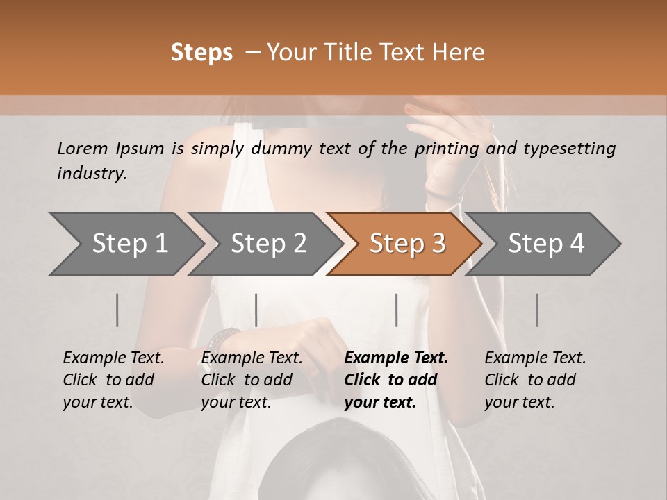 Headphones Elderly Old PowerPoint Template