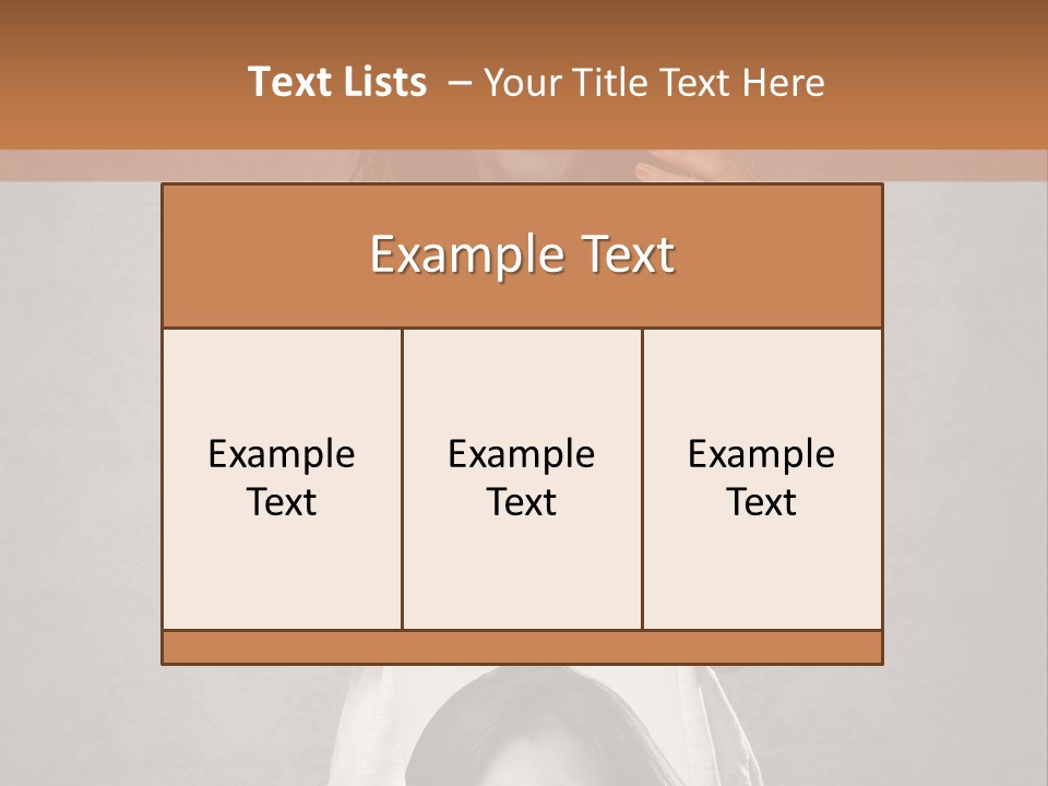 Headphones Elderly Old PowerPoint Template