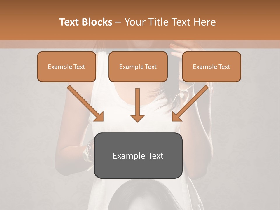 Headphones Elderly Old PowerPoint Template