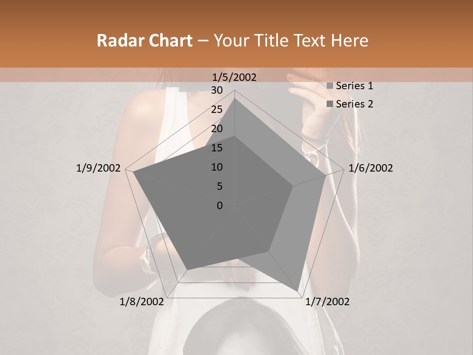 Headphones Elderly Old PowerPoint Template