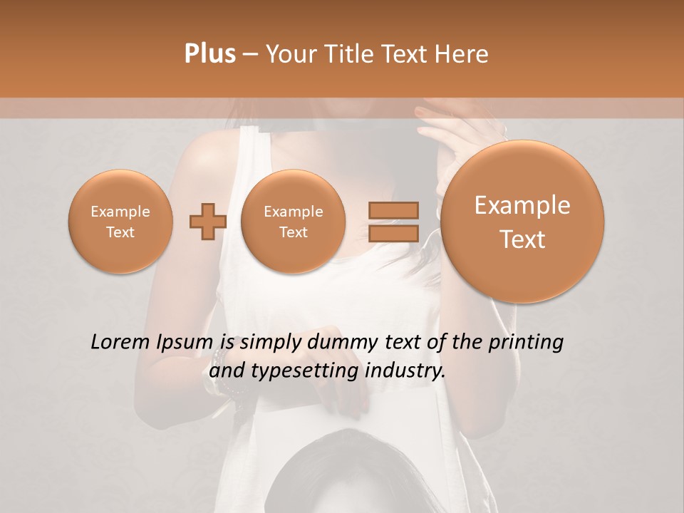 Headphones Elderly Old PowerPoint Template