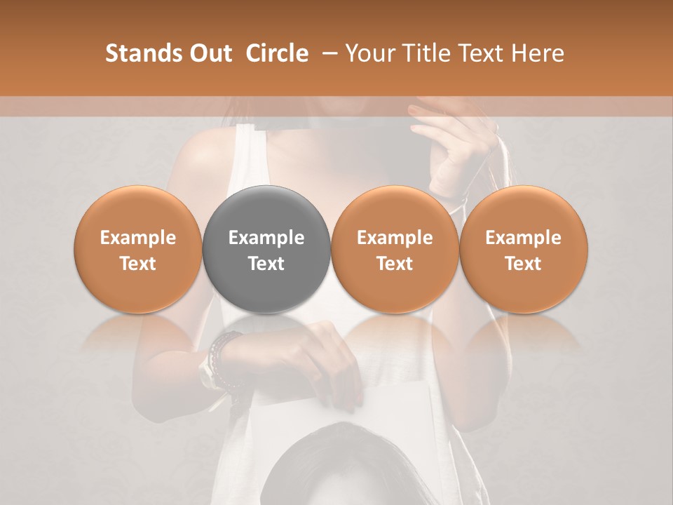 Headphones Elderly Old PowerPoint Template