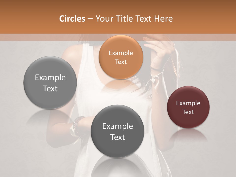 Headphones Elderly Old PowerPoint Template