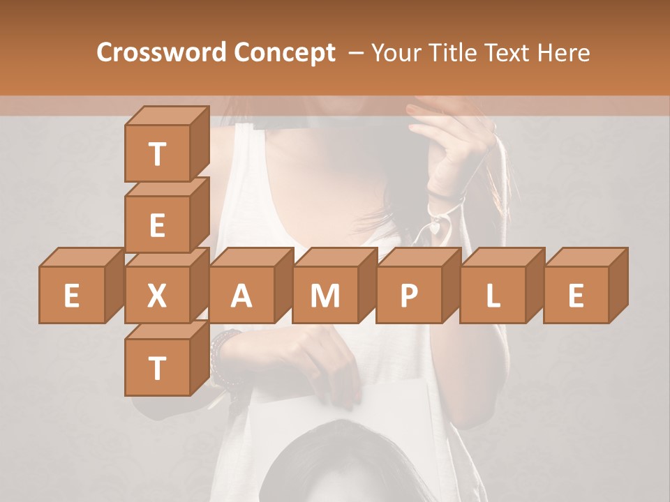 Headphones Elderly Old PowerPoint Template