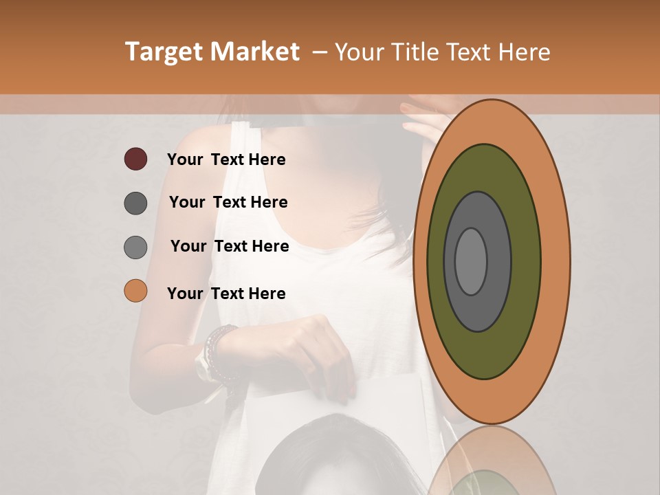 Headphones Elderly Old PowerPoint Template