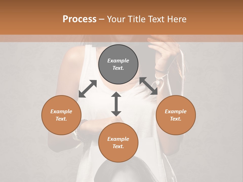 Headphones Elderly Old PowerPoint Template