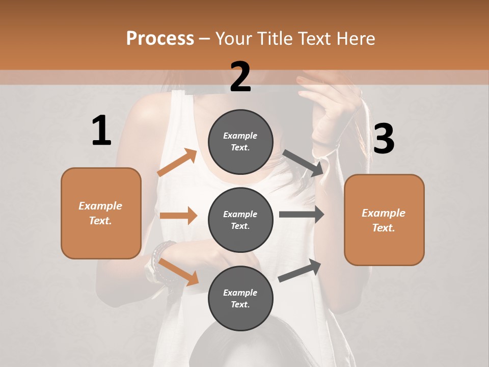 Headphones Elderly Old PowerPoint Template