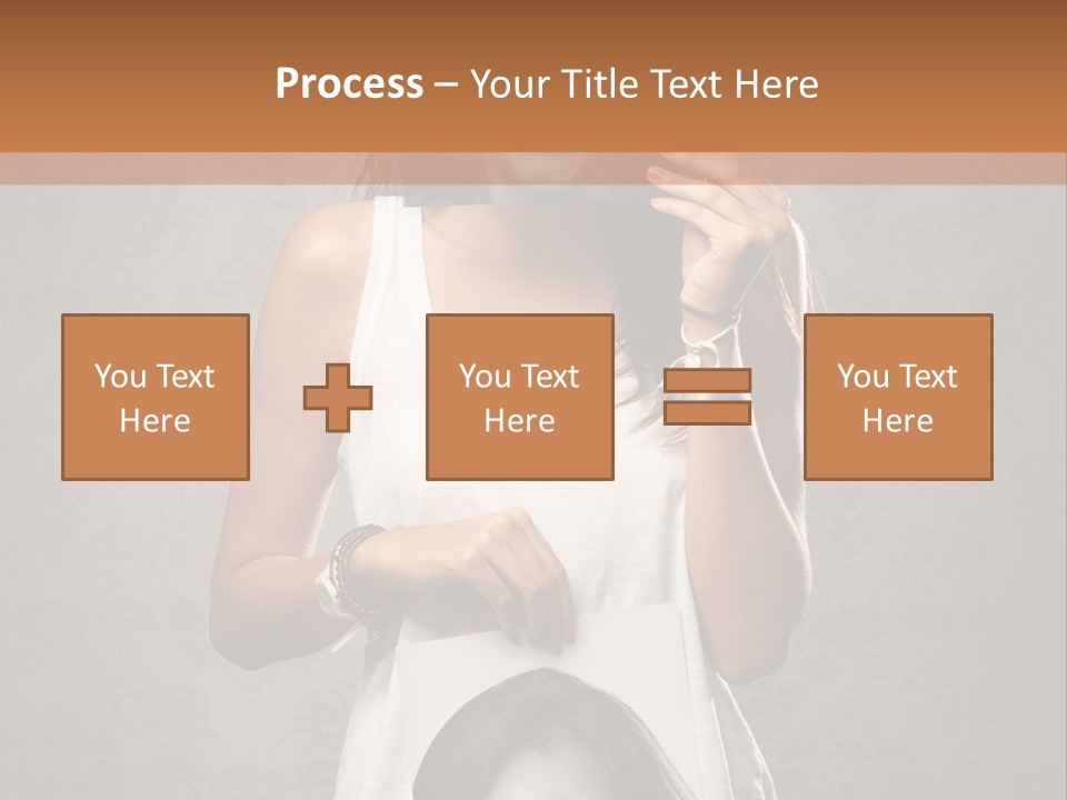 Headphones Elderly Old PowerPoint Template