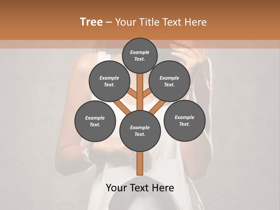 Headphones Elderly Old PowerPoint Template