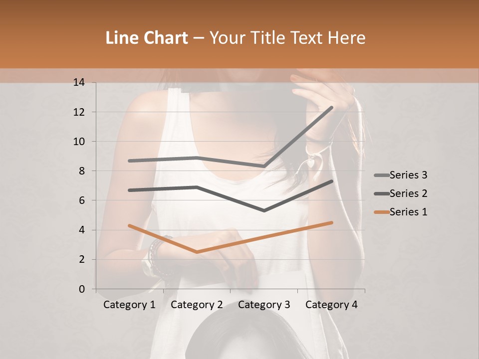 Headphones Elderly Old PowerPoint Template