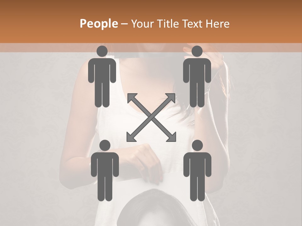 Headphones Elderly Old PowerPoint Template