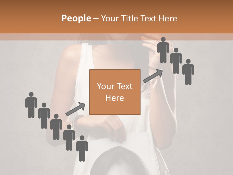 Headphones Elderly Old PowerPoint Template