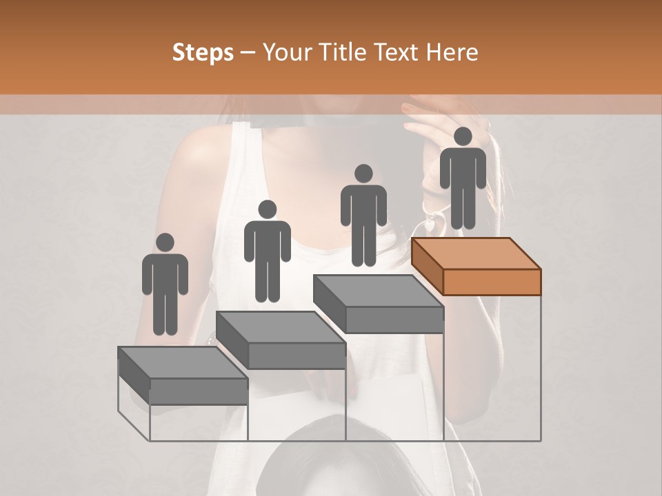 Headphones Elderly Old PowerPoint Template