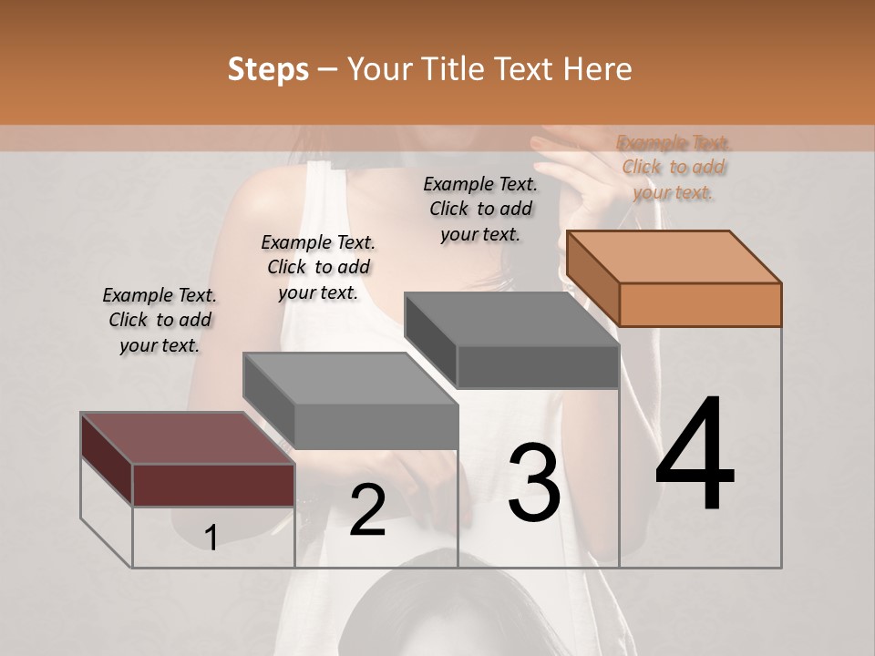 Headphones Elderly Old PowerPoint Template