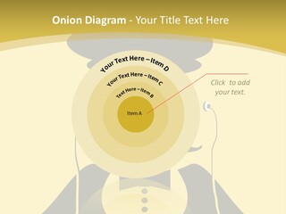 Headphones Elderly Old PowerPoint Template