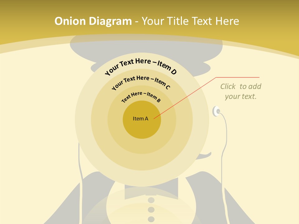 Headphones Elderly Old PowerPoint Template