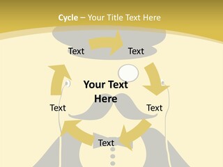 Headphones Elderly Old PowerPoint Template