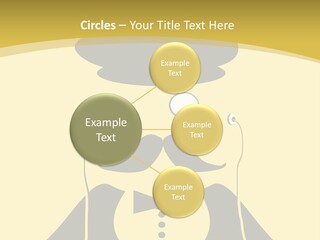 Headphones Elderly Old PowerPoint Template