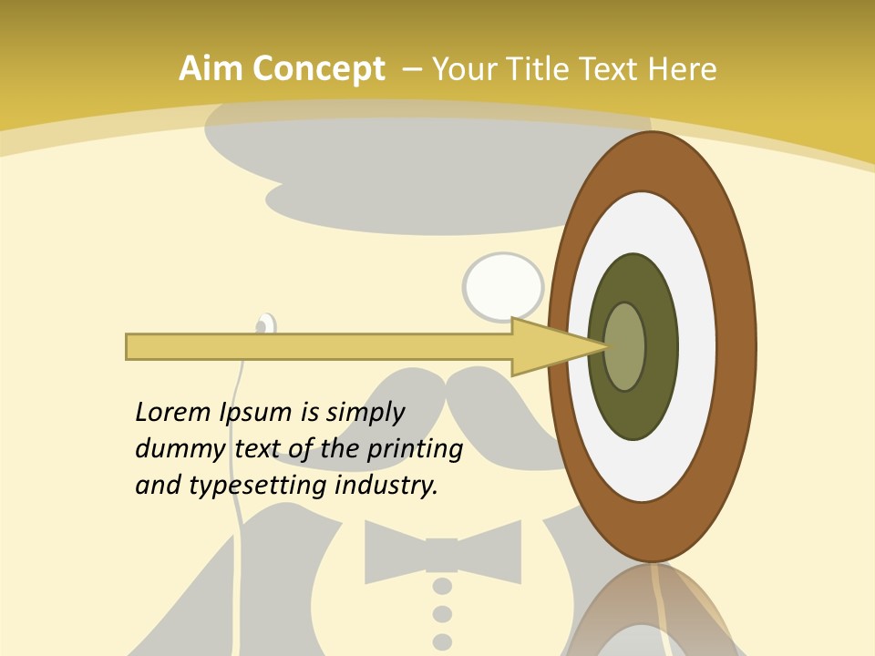 Headphones Elderly Old PowerPoint Template