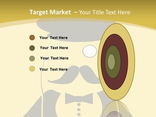 Headphones Elderly Old PowerPoint Template
