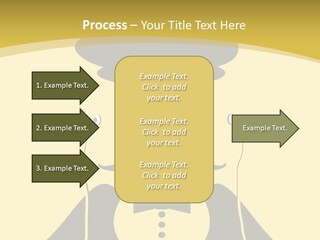 Headphones Elderly Old PowerPoint Template